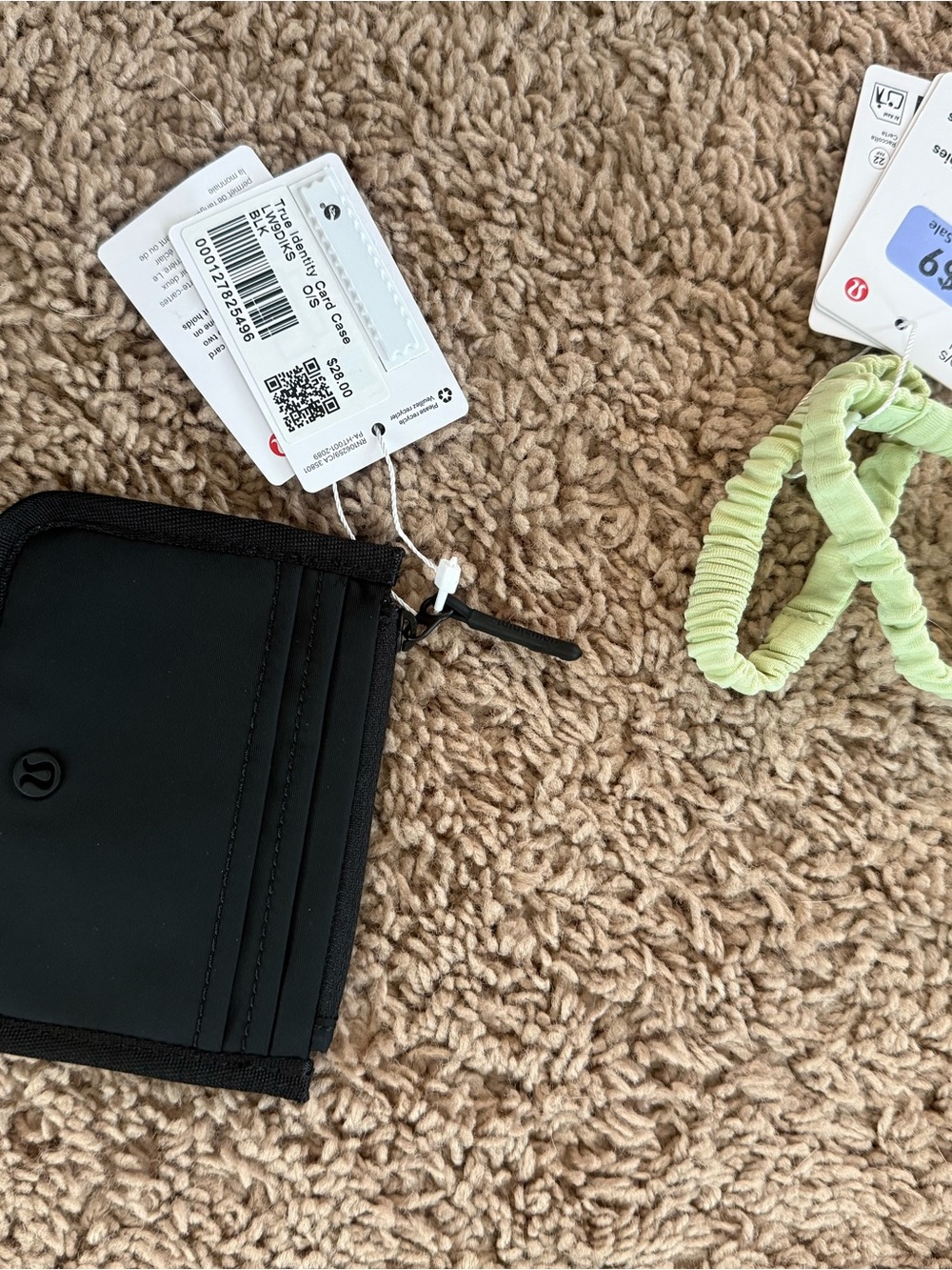 lululemon athletica True Identity Card case with Key Clip